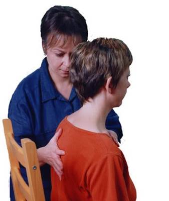 Woman Being Treated with the Alexander Technique