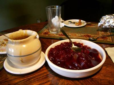 Thanksgiving Homemade Red Cranberry Sauce