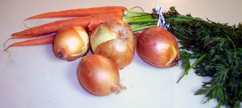 Onions and Carrots